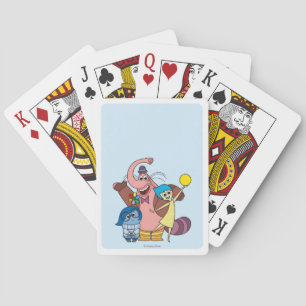 Jeu De Cartes Aventuriers Émotionnels Jouant Des Cartes
