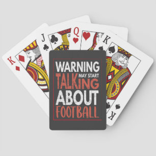 Jeu De Cartes Avertissement : Peut Commencer À Parler De Footbal