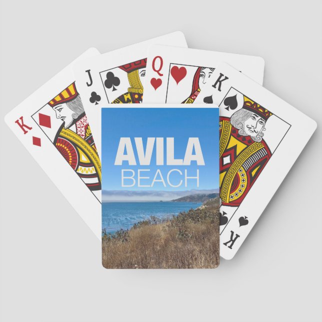 Jeu De Cartes Avila Beach California Photography (dos)
