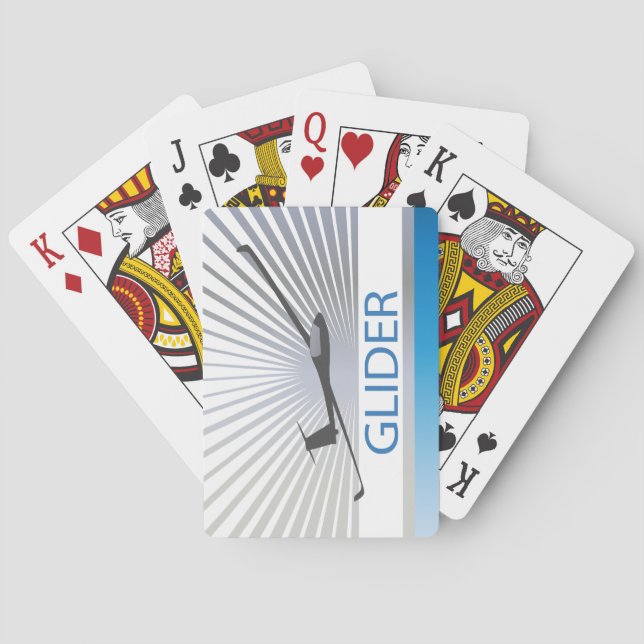 Jeu De Cartes Avion à voile (dos)