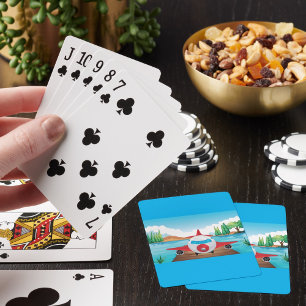 Jeu De Cartes Avion Dans La Nature Jouer Des Cartes