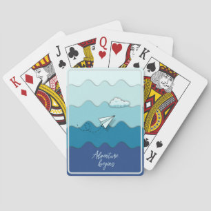 Jeu De Cartes Avion papier L'aventure commence le poker