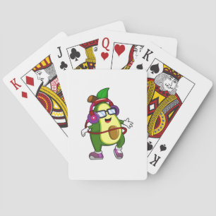 Jeu De Cartes Avocado à musique avec casque