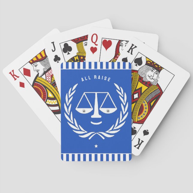 Jeu De Cartes Avocat drôle (dos)