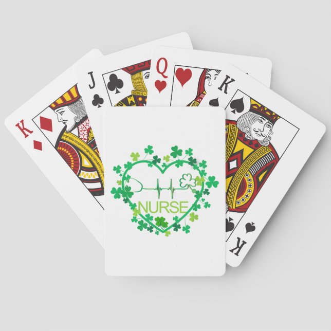 Jeu De Cartes Ayez un Berger Australien Chien Lucky Charm St Pat (dos)