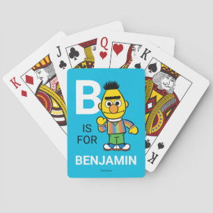 Jeu De Cartes B est pour Bert   Ajouter Votre Nom Lecture Cartes