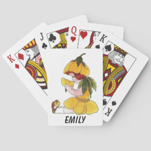 Jeu De Cartes Babcup Flower Child Funny Cute Little Girl