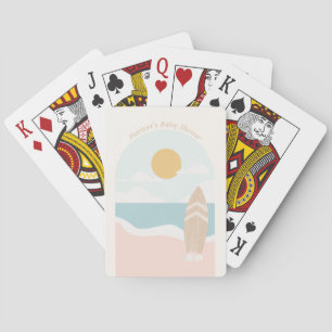 Jeu De Cartes Baby shower de plage Surboard
