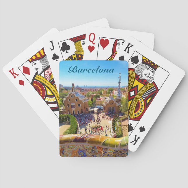 Jeu De Cartes Bacelona Park Guell, Classic Playing Cards (dos)