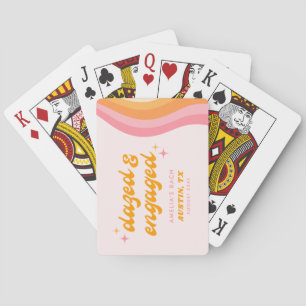 Jeu De Cartes Bachelorette rose et orange Super
