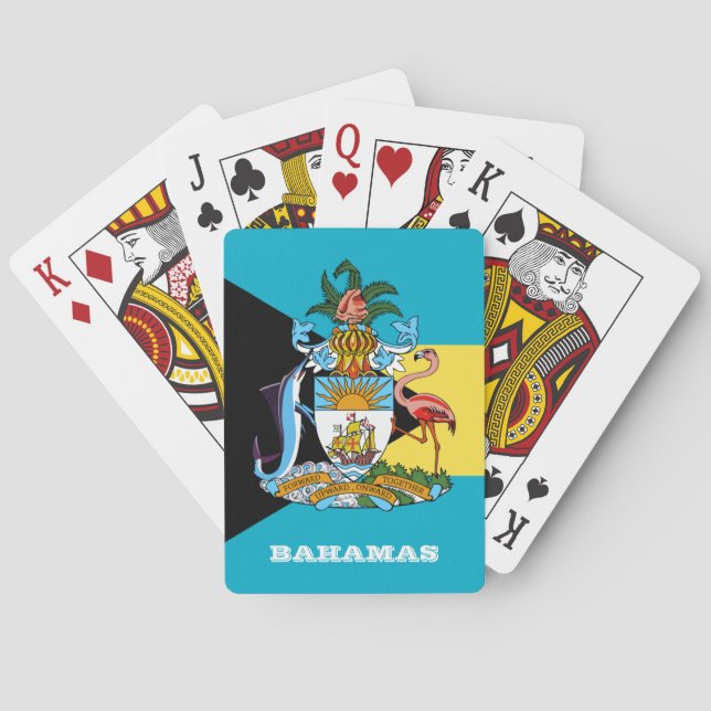 Jeu De Cartes Bahamas Flag Games, Bahamas Jouer des cartes (dos)