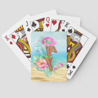 Jeu De Cartes Baignade tropicale Beauté Classic Playing Cartes