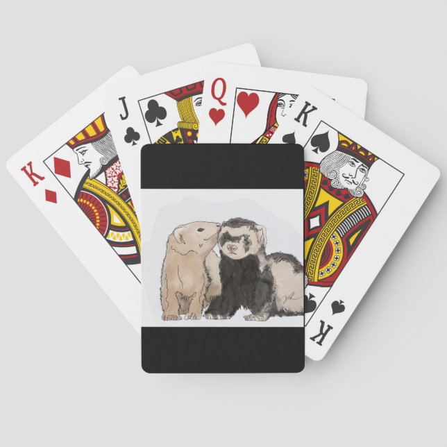 Jeu De Cartes Baiser les furets Jouer aux cartes (dos)