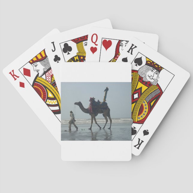 Jeu De Cartes Balade en chameaux tribaux : Marée matinale Sables (dos)