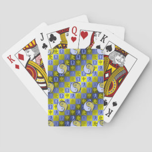 Jeu De Cartes Balance & Singe Métallique