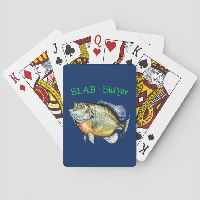 Jeu De Cartes Balayage de la dalle de sébaste Bluegill (dos)