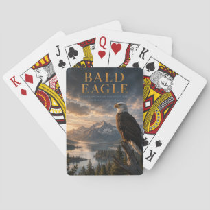 Jeu De Cartes Bald Eagle Mountain Lake ANIMALS Poker