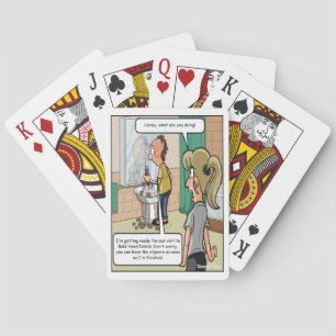 Jeu De Cartes Bald Head Island Drôle Jouer Des Cartes
