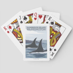 Jeu De Cartes Baleines #1 - île de Bainbridge, Washington