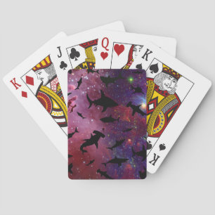 Jeu De Cartes Baleines à mâchoires de requin modernes sous la ga