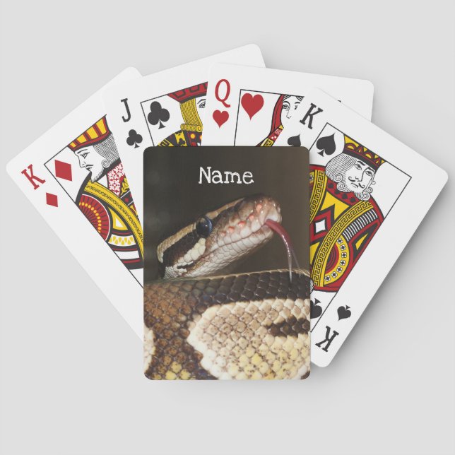 Jeu De Cartes Ball Python Snake (dos)