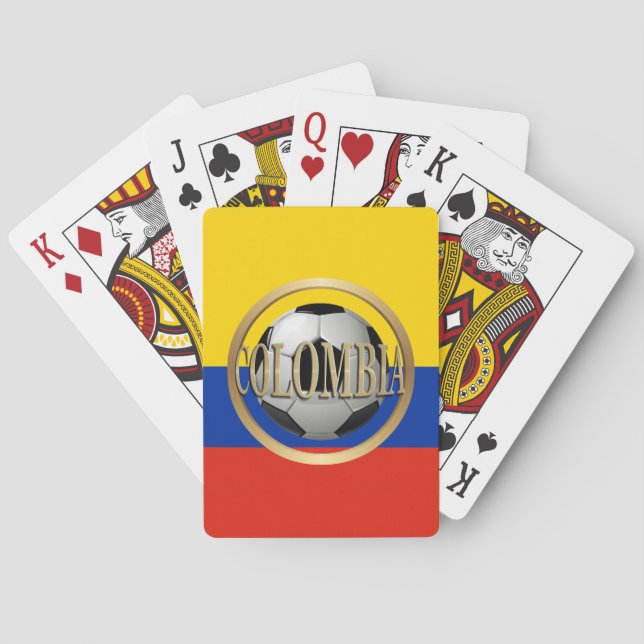 Jeu De Cartes Balle de football en Colombie (dos)