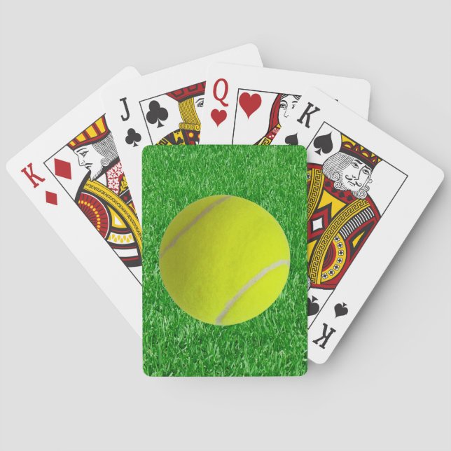 Jeu De Cartes Balle de tennis sur l'herbe (dos)