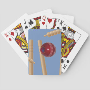 Jeu De Cartes Balle Et Pompes De Cricket,