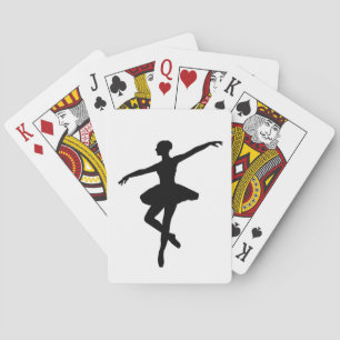 Jeu De Cartes Ballet simple Ballerina noir blanc
