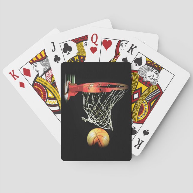 Jeu De Cartes Ballon de basket (dos)