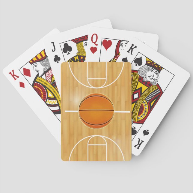 Jeu De Cartes Ballon de basket (dos)
