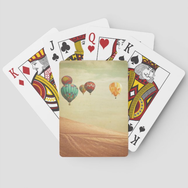 Jeu De Cartes Ballons à air chauds dans le ciel (dos)