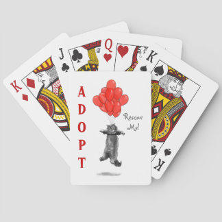Jeu De Cartes Ballons rouges Secourent-moi jouer aux cartes
