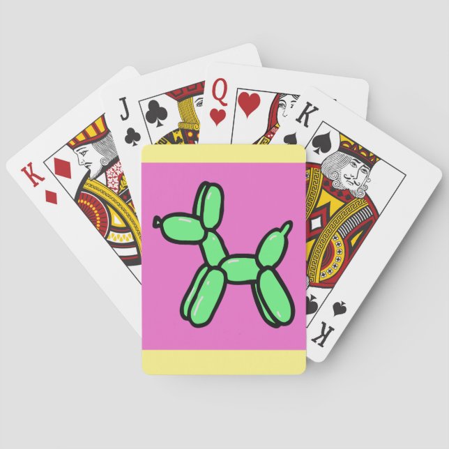 Jeu De Cartes Balloon Chien Jouer aux cartes (dos)