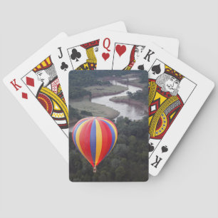 Jeu De Cartes Ballooning à chaud sur la rivière Mara