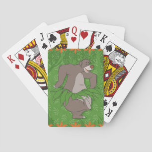 Jeu De Cartes Baloo du livre de la Jungle avec jupe d'herbe