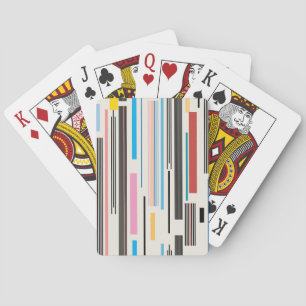 Jeu De Cartes Bandes colorées : Mélange Motif graphique