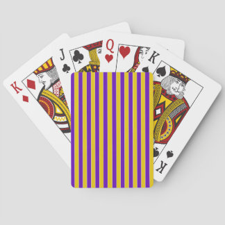Jeu De Cartes Bandes pourpres et dorées - Couleurs d'équipe ou d