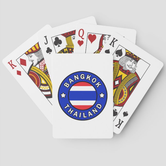 Jeu De Cartes Bangkok Thaïlande (dos)