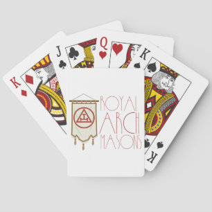 Jeu De Cartes Bannière Freemason de Royal Arch