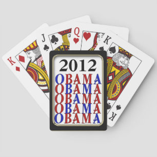 Jeu De Cartes Barack Obama 2012 Black Frame Bicycle® Play