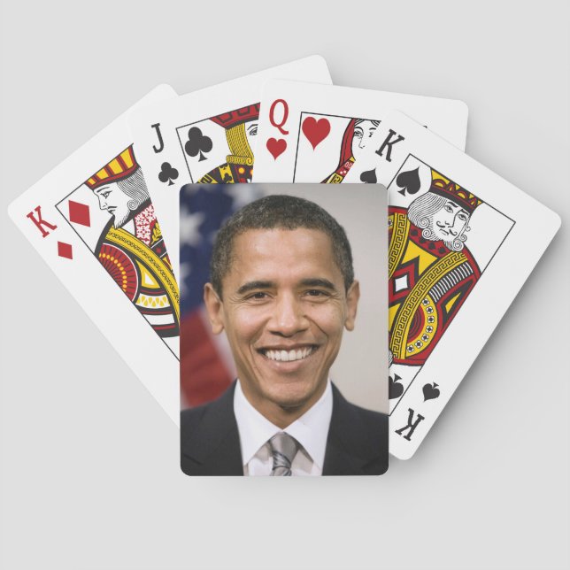Jeu De Cartes Barack Obama joue aux cartes (dos)