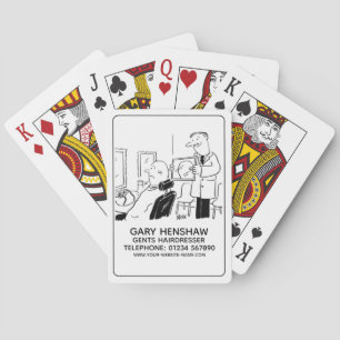 Jeu De Cartes Barbiers ou gents Coiffeur Jouer des cartes