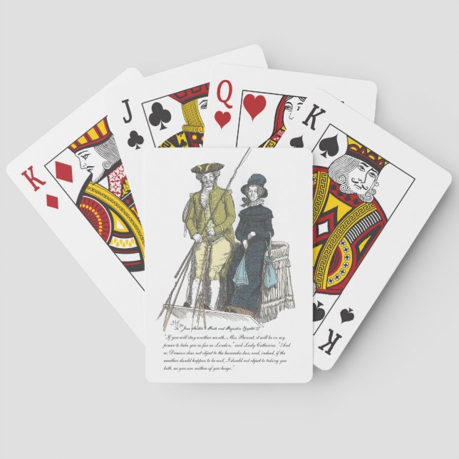 Jeu De Cartes Barouche-box Jane Austen Pride et Préjugés (dos)