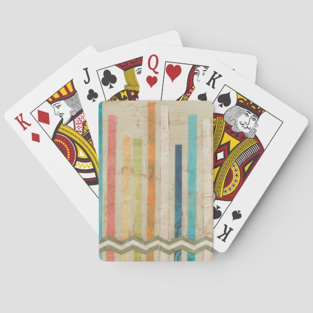 Jeu De Cartes barrières 2-Up de papier IV (dos)