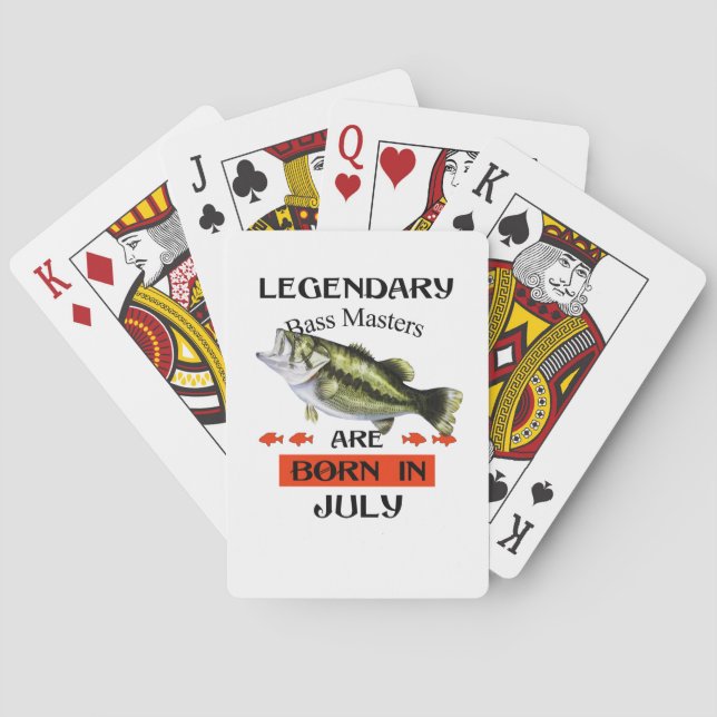 Jeu De Cartes Bass Masters Juillet (dos)