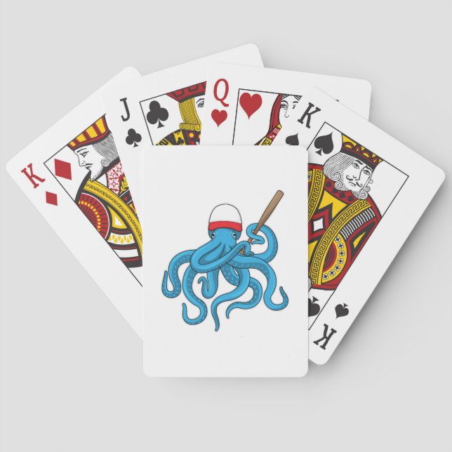 Jeu De Cartes Basse-balle de pieuvre Baseball (dos)