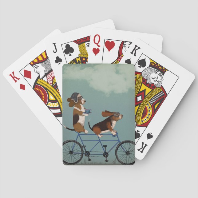Jeu De Cartes Basset Hound Tandem (dos)