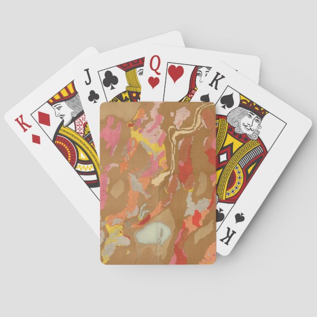 Jeu De Cartes Bassin du Nevada géologique (dos)