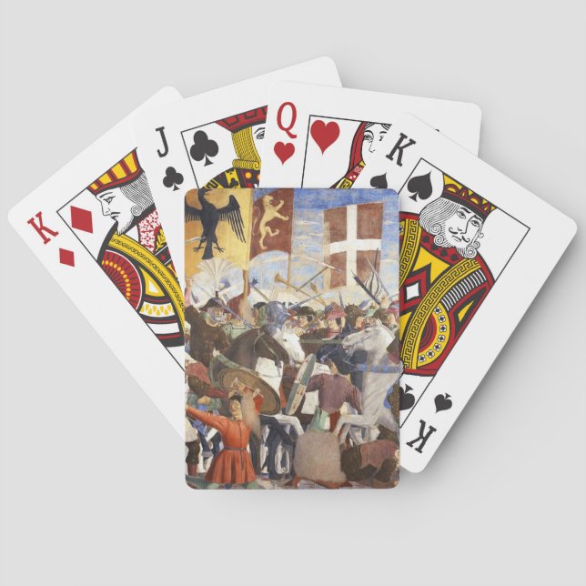 Jeu De Cartes BATAILLE D'HÉRACLIE par Piero Della Francesca (dos)
